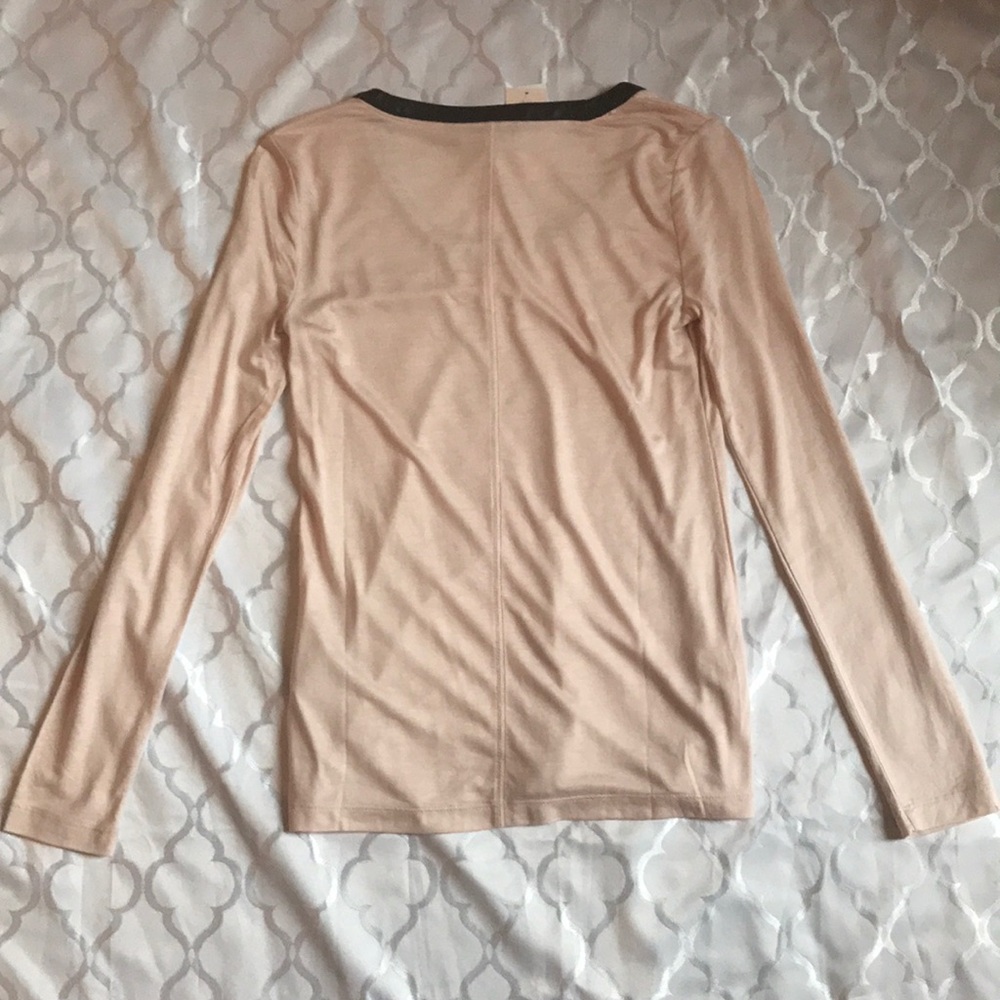 Blush pink long sleeve top - Picture 3 of 3